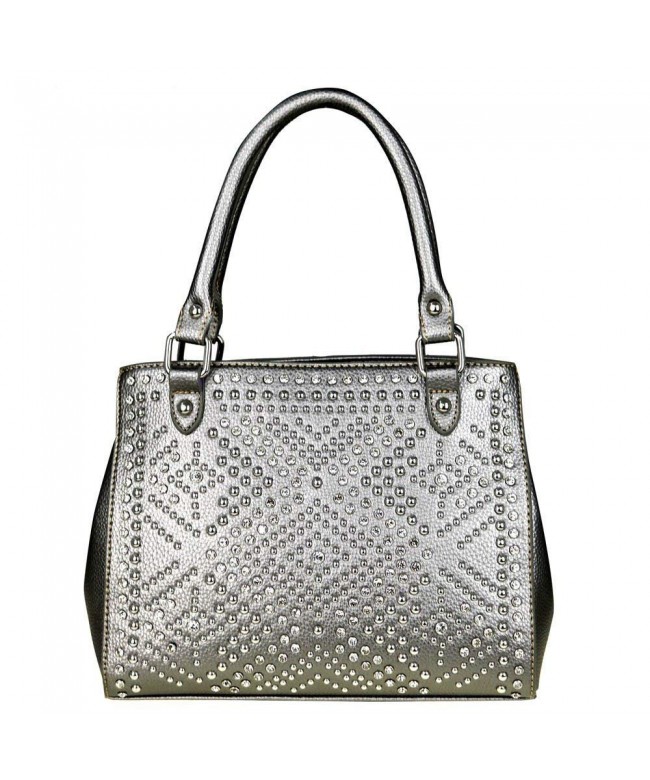 Montana West Satchel Collection Crystal