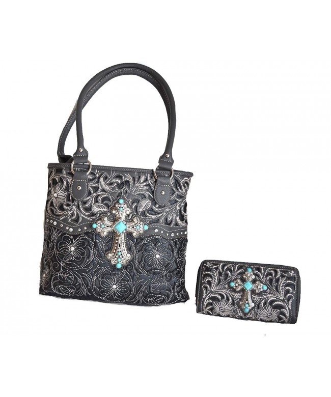 western stitched embroidered turquoise rhinestone