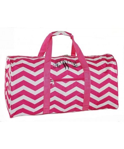 Personalized Womens Chevron Overnight Duffle