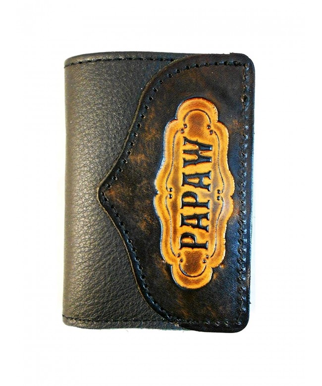 Hilltop Leather Company Handcrafted Trifold