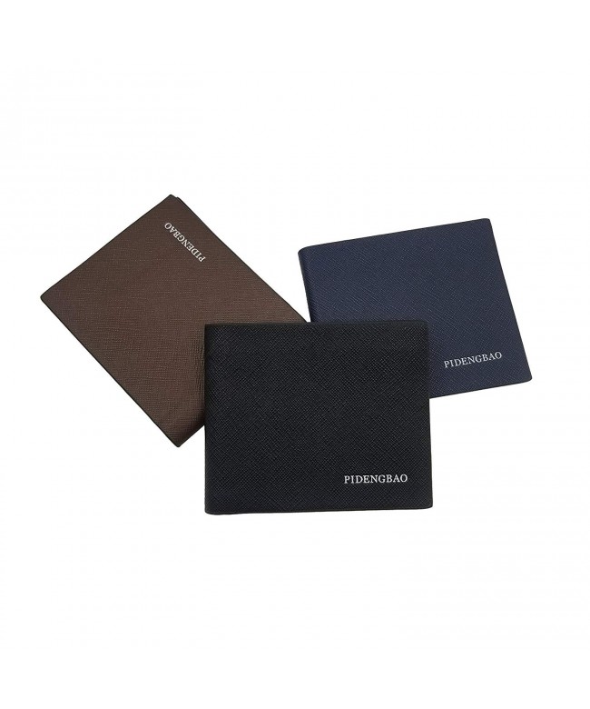 Mens Wallets Leather Minimalist Bifold