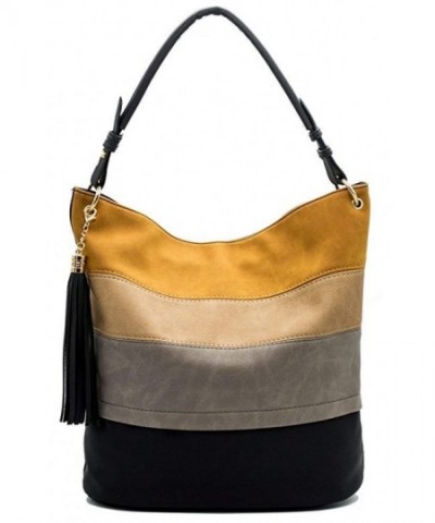 Handbags Shoulder Tassels Stripes Handle