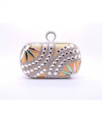 Hearty Trendy Crystal Glass Clutch
