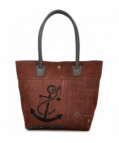Leather Shopper Backpack Messenger Shoulder