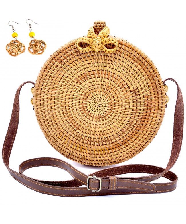 VIETS Rattan Adjustable Genuine Leather