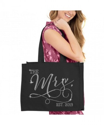 Black Rhinestone Jumbo Canvas Bridal