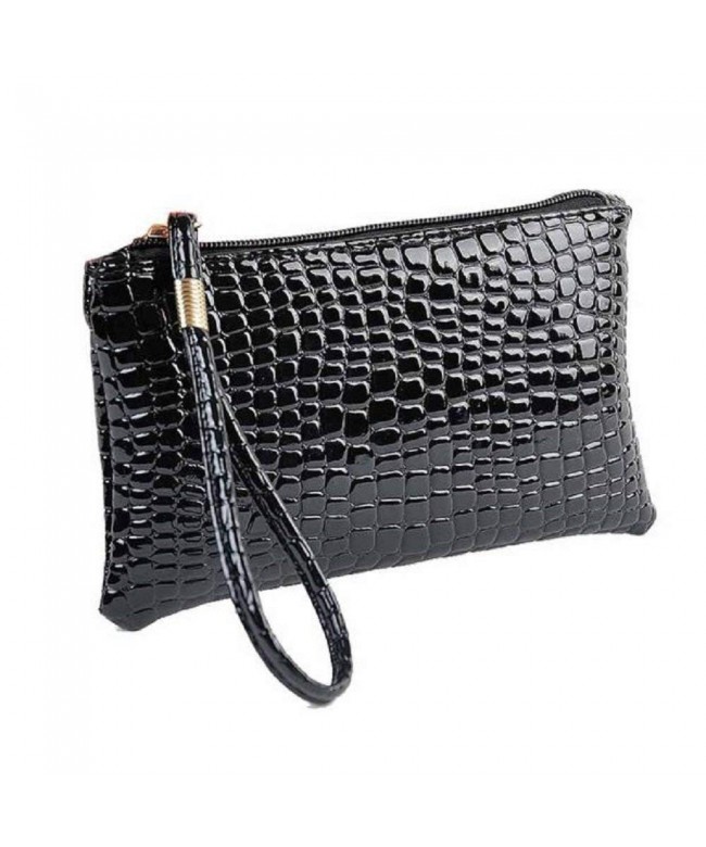 DETALLAN Fashion Crocodile Leather Minimalist