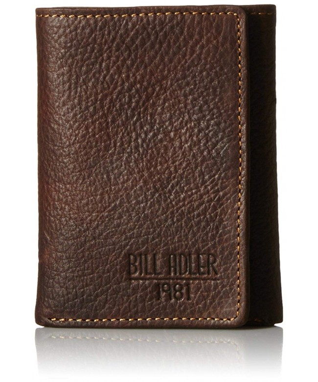 Bill Adler Pebble Trifold Brown