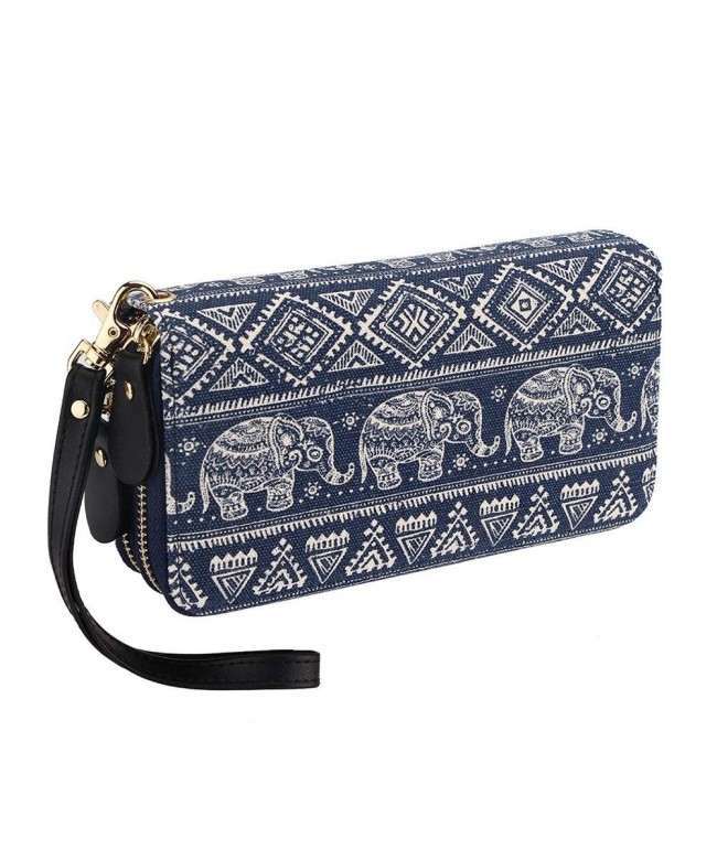 Bohemian Wallet Elephant Pattern Handbag