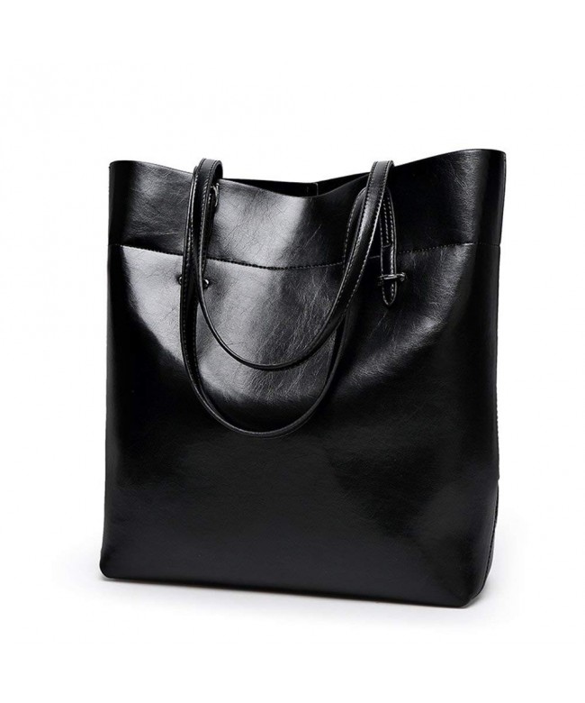 Annystore Womens Leater Handbags Satchels