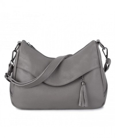 YALUXE Cowhide Leather Shoulder Handbag
