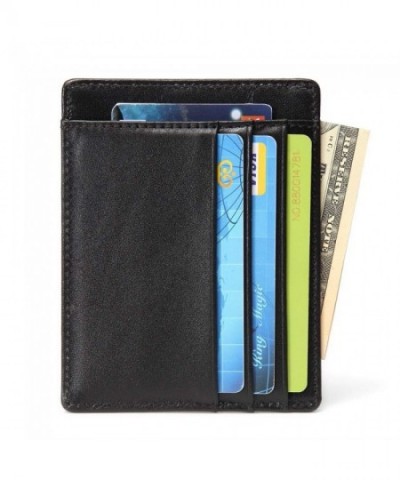 LET Credit Wallets Genuine Leather