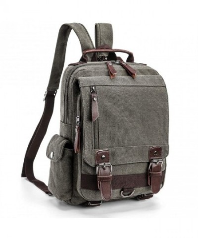 Backpack Purse F color Messenger Canvas
