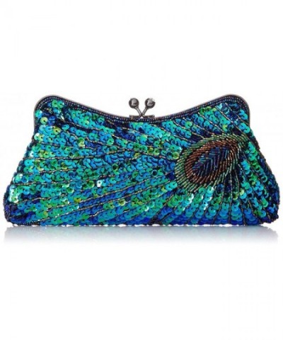 Kisschic Vintage Peacock Evening Clutches