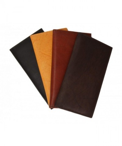 Marshal Leather Checkbook Cover Black