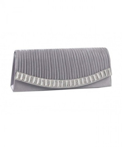 Damara Practical Rhinestones Pleated Evening