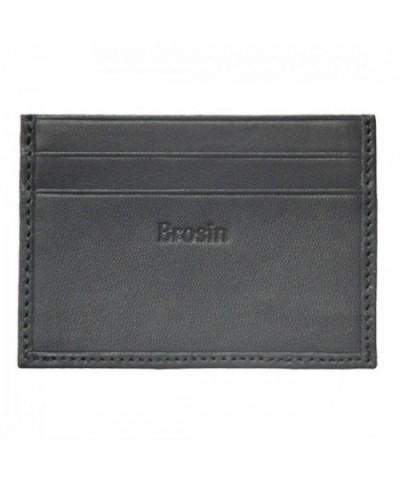 Brosin Genuine Leather Mens Wallet