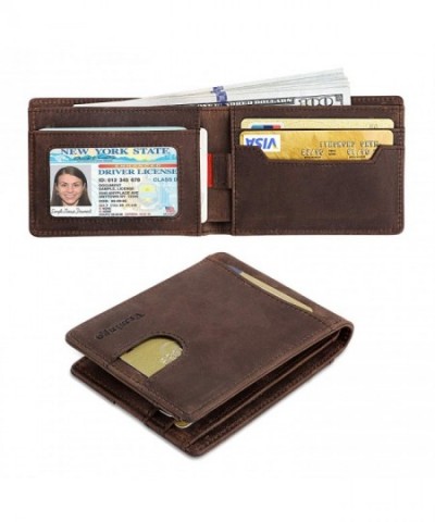 Vemingo Wallets Genuine Leather Blocking