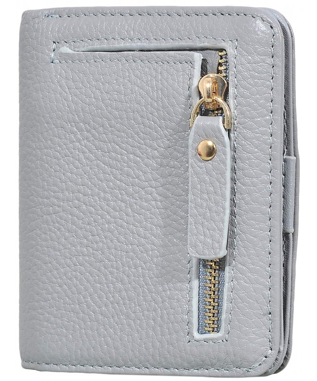 Easyoulife Womens Compact Genuine Leather