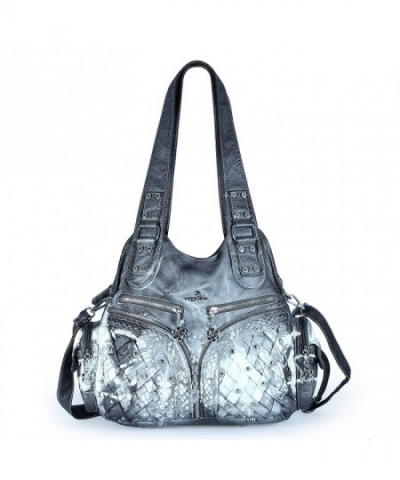 Angelkiss Handbags Leather Shoulder Massage
