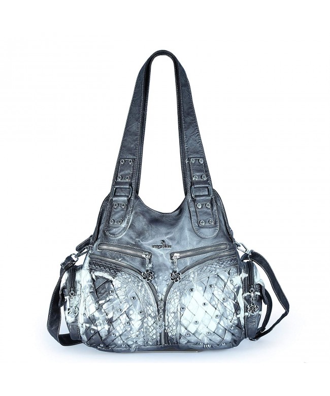 Angelkiss Handbags Leather Shoulder Massage