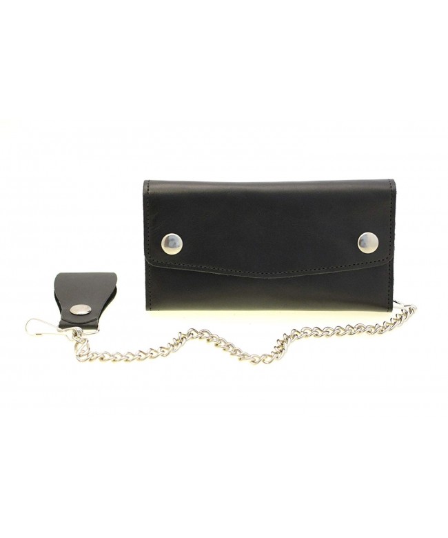 Checkbook Biker Wallet Tanned Leather