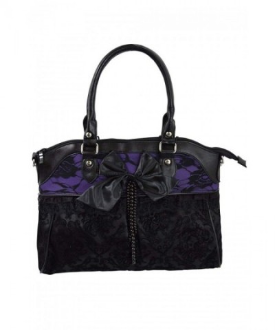 Banned Victorian Princess Flocked Handbag