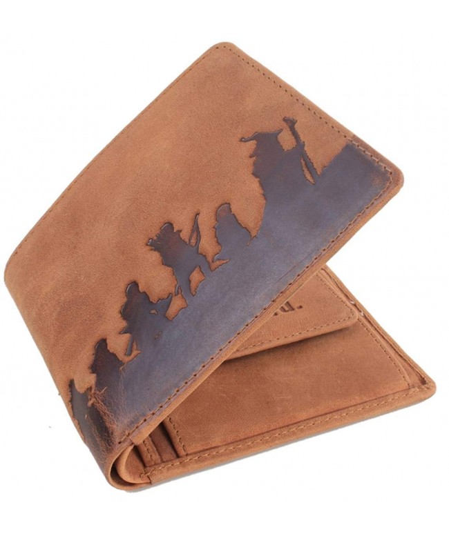 Mustard Mens Ring Bifold Wallet