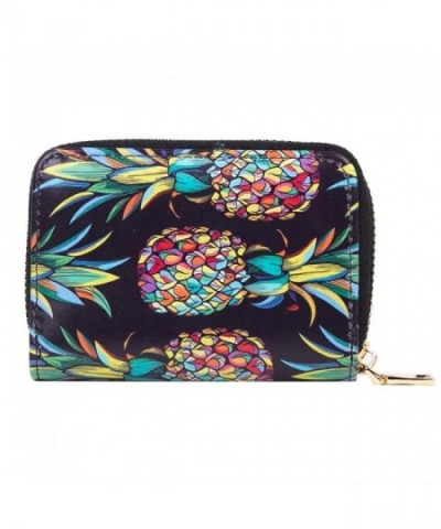 Floral Design Holder Printed Wallets